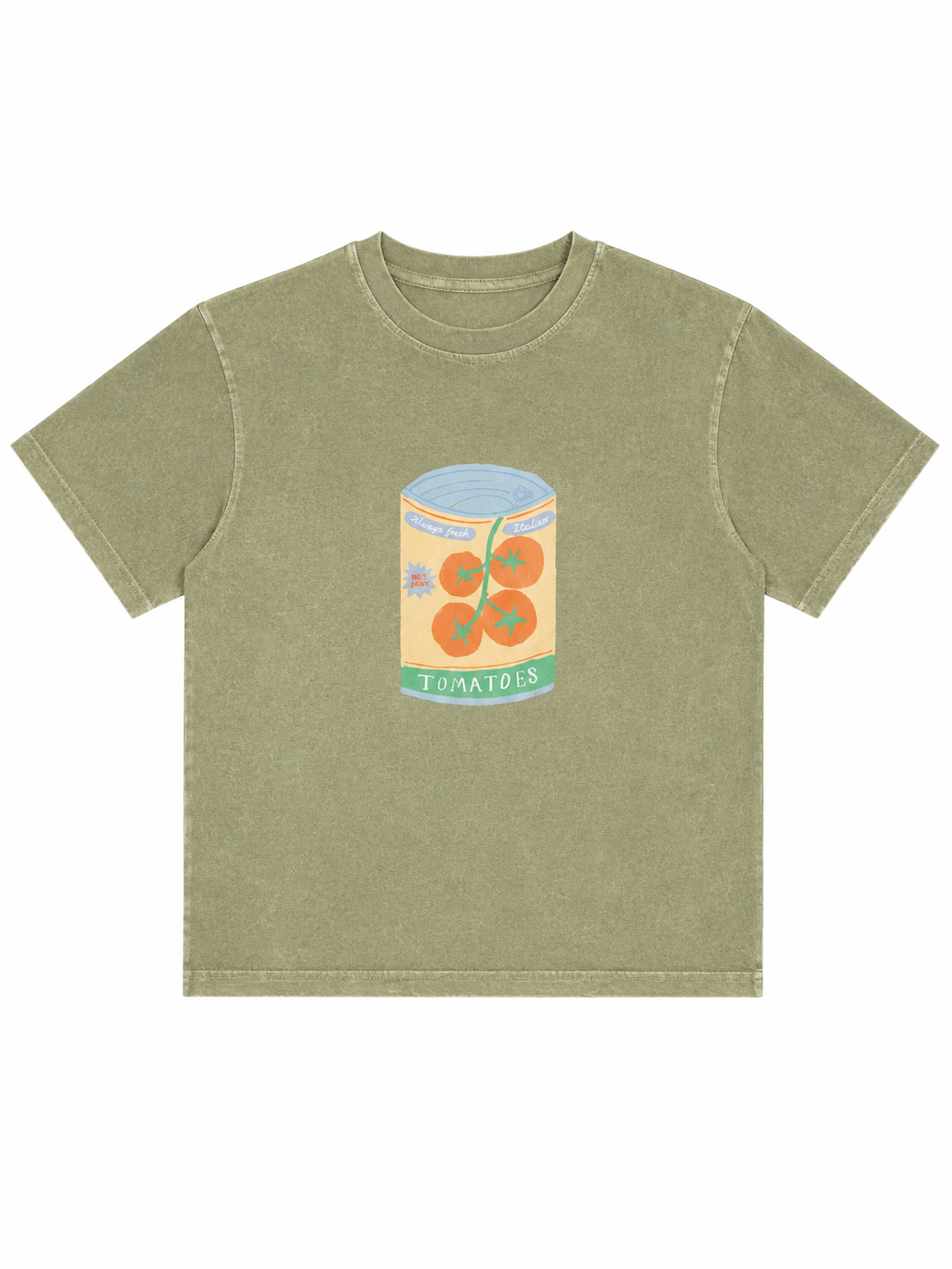 Playtime Wonder Canned Tom Shirt in Matcha
