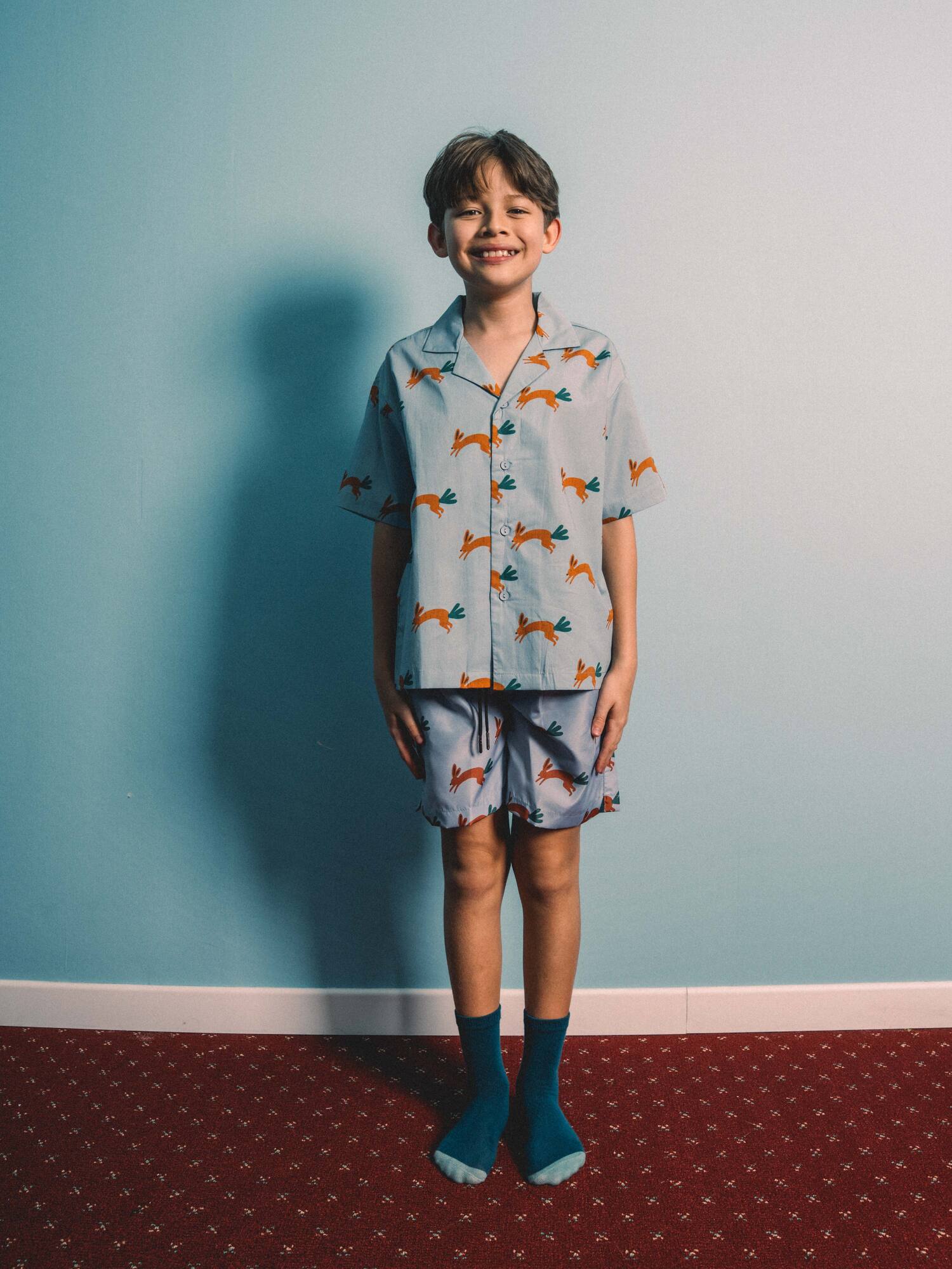 Playtime Wonder Bun-Chop Shirt Sea Foam Blue
