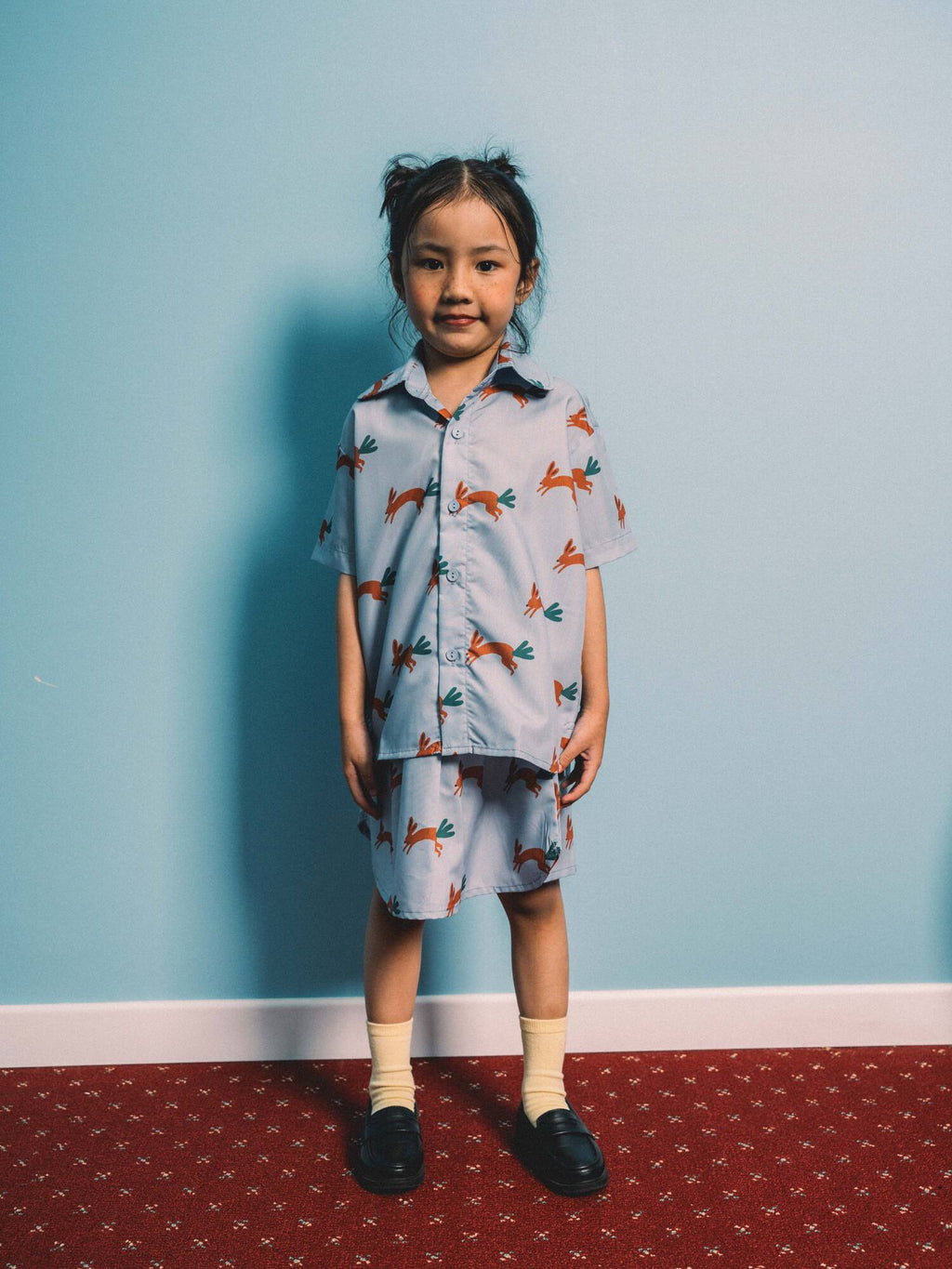 Playtime Wonder Bun-Chop Shirt Sea Foam Blue