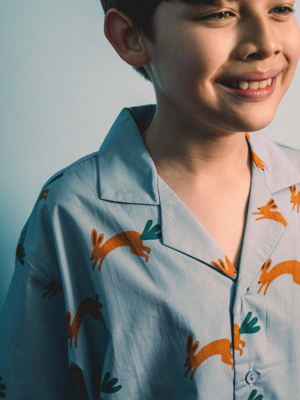 Playtime Wonder Bun-Chop Shirt Sea Foam Blue