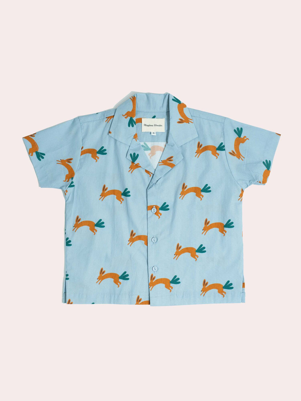 Playtime Wonder Bun-Chop Shirt Sea Foam Blue