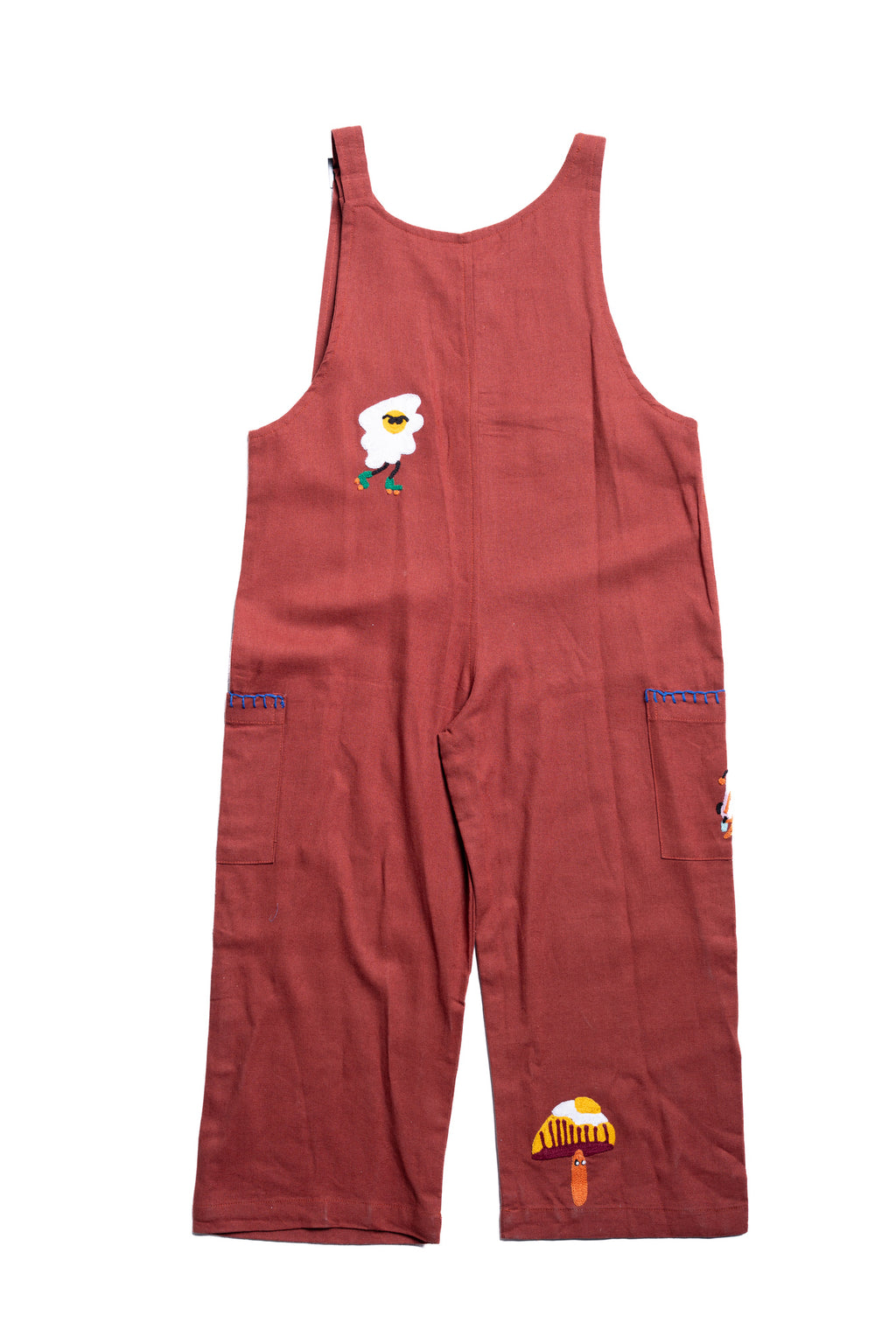 Playtime Wonder Little Sunny Overalls In Teracotta