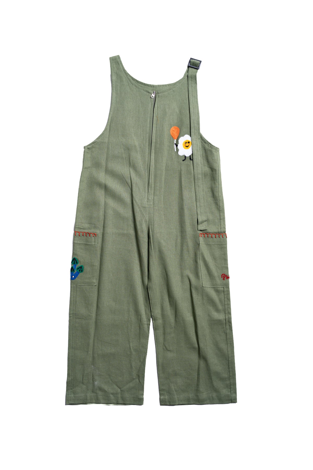 Playtime Wonder Little Sunny Overalls In Olives