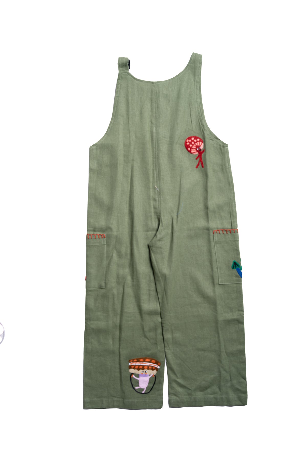 Playtime Wonder Little Sunny Overalls In Olives