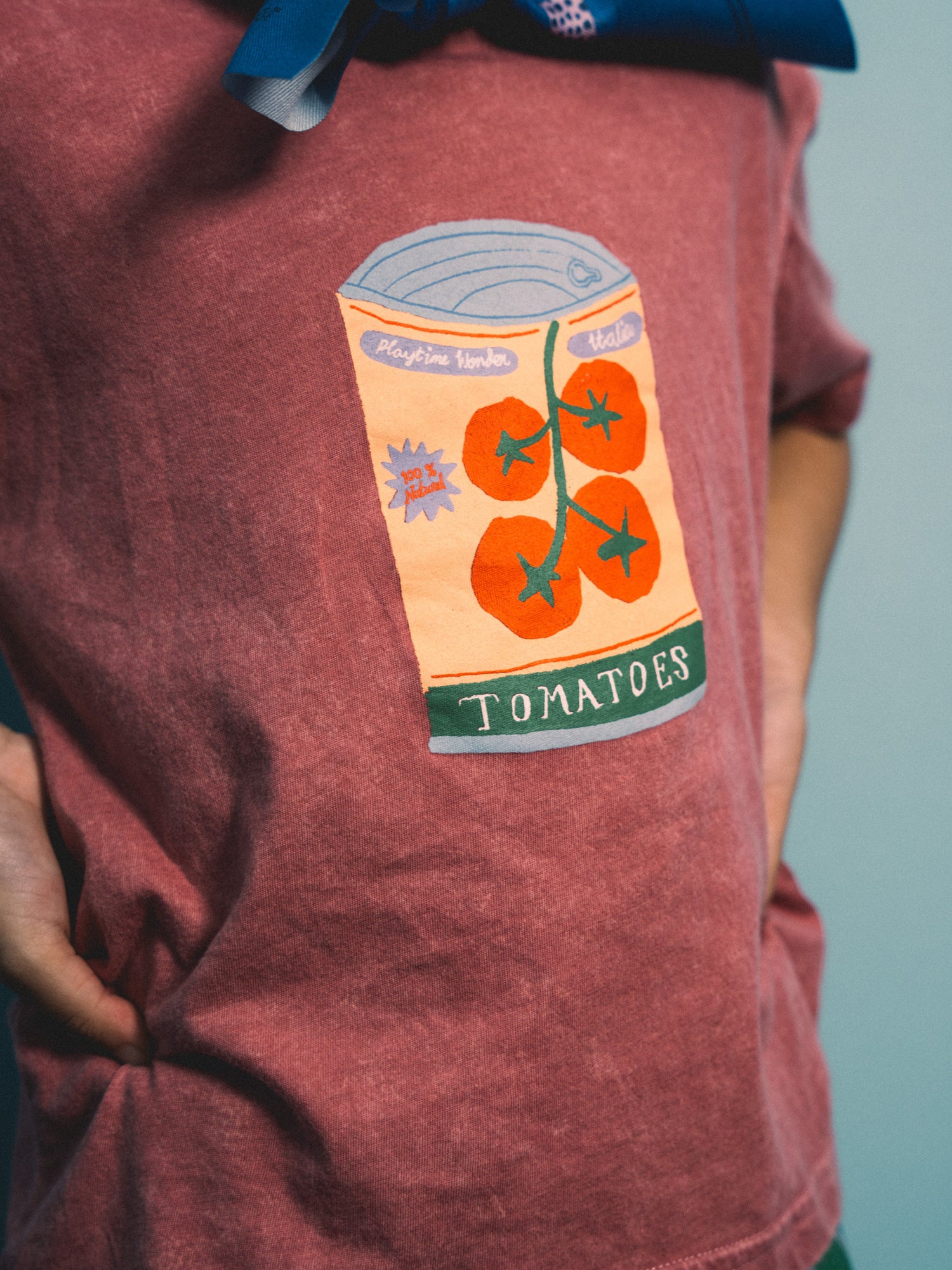 Playtime Wonder Canned Tom Shirt in Pink
