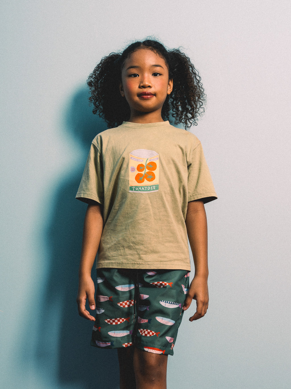 Playtime Wonder Canned Tom Shirt in Matcha
