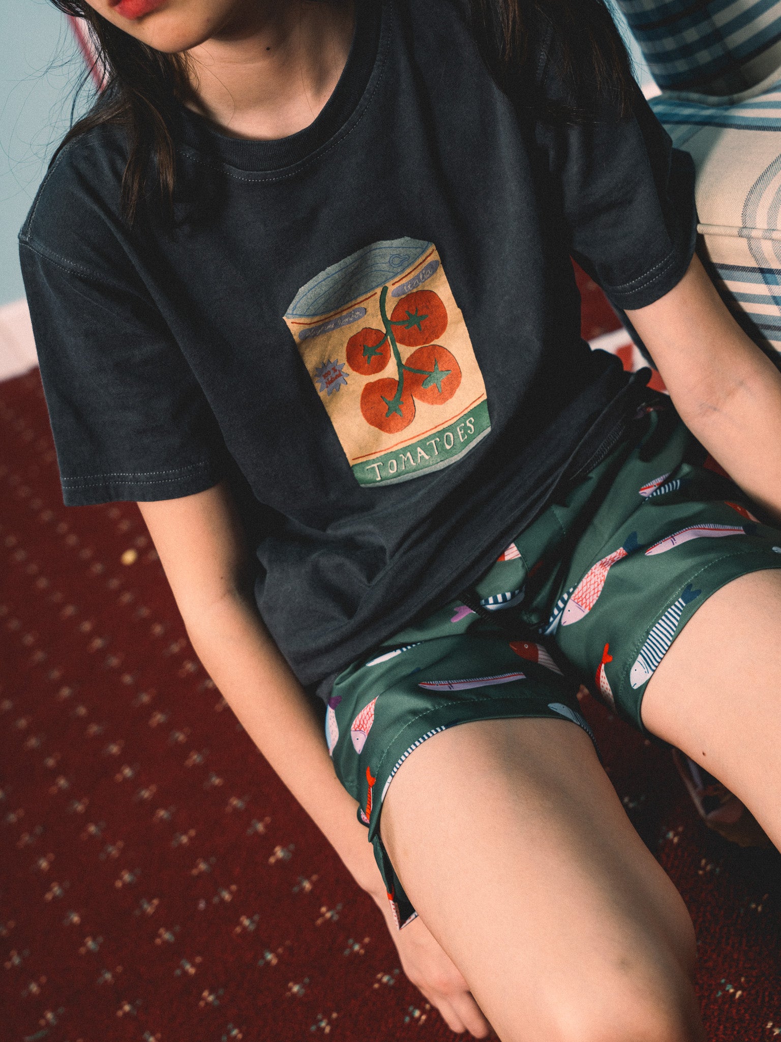 Playtime Wonder Canned Tom Shirt in Black
