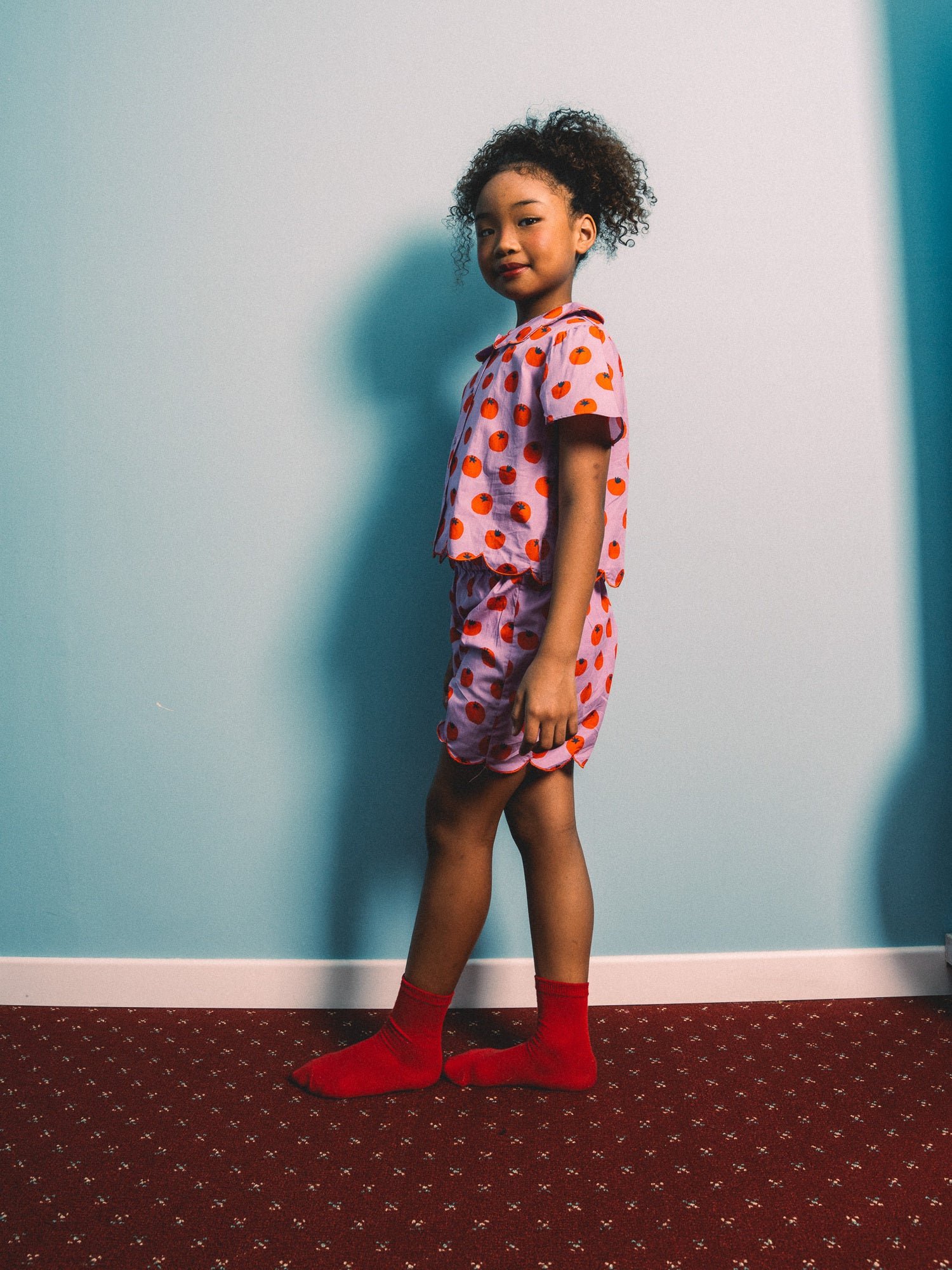 Playtime Wonder Tomito Shorts Set in Purple