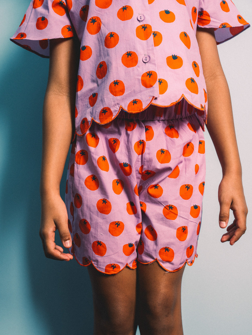 Playtime Wonder Tomito Shorts Set in Purple