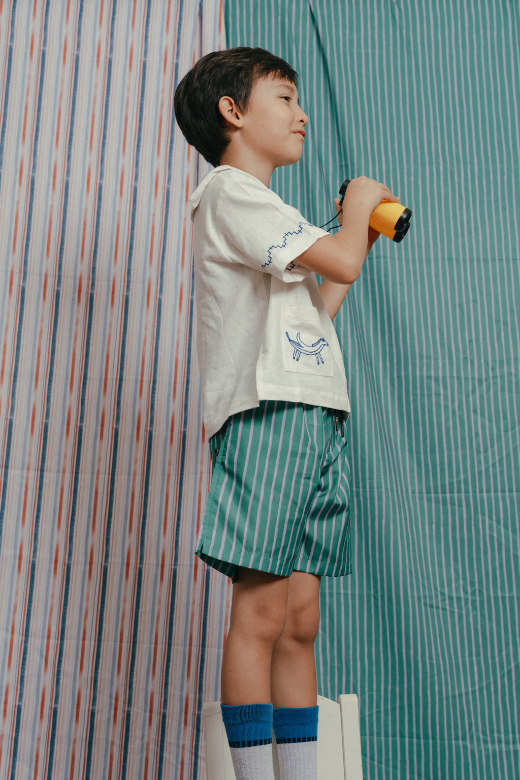 Mr. Nana Legs Sailor Top In White