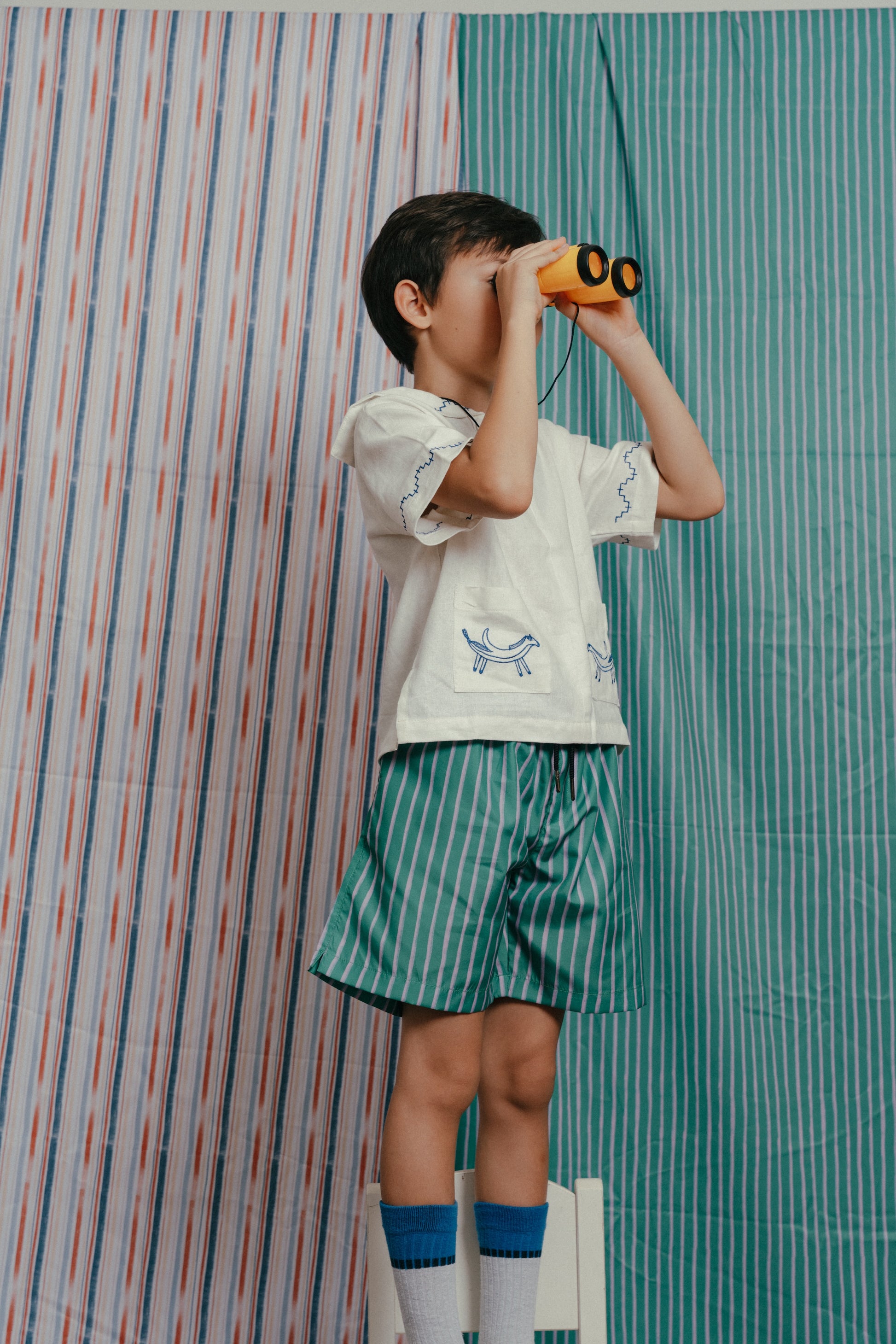 Mr. Nana Legs Sailor Top In White