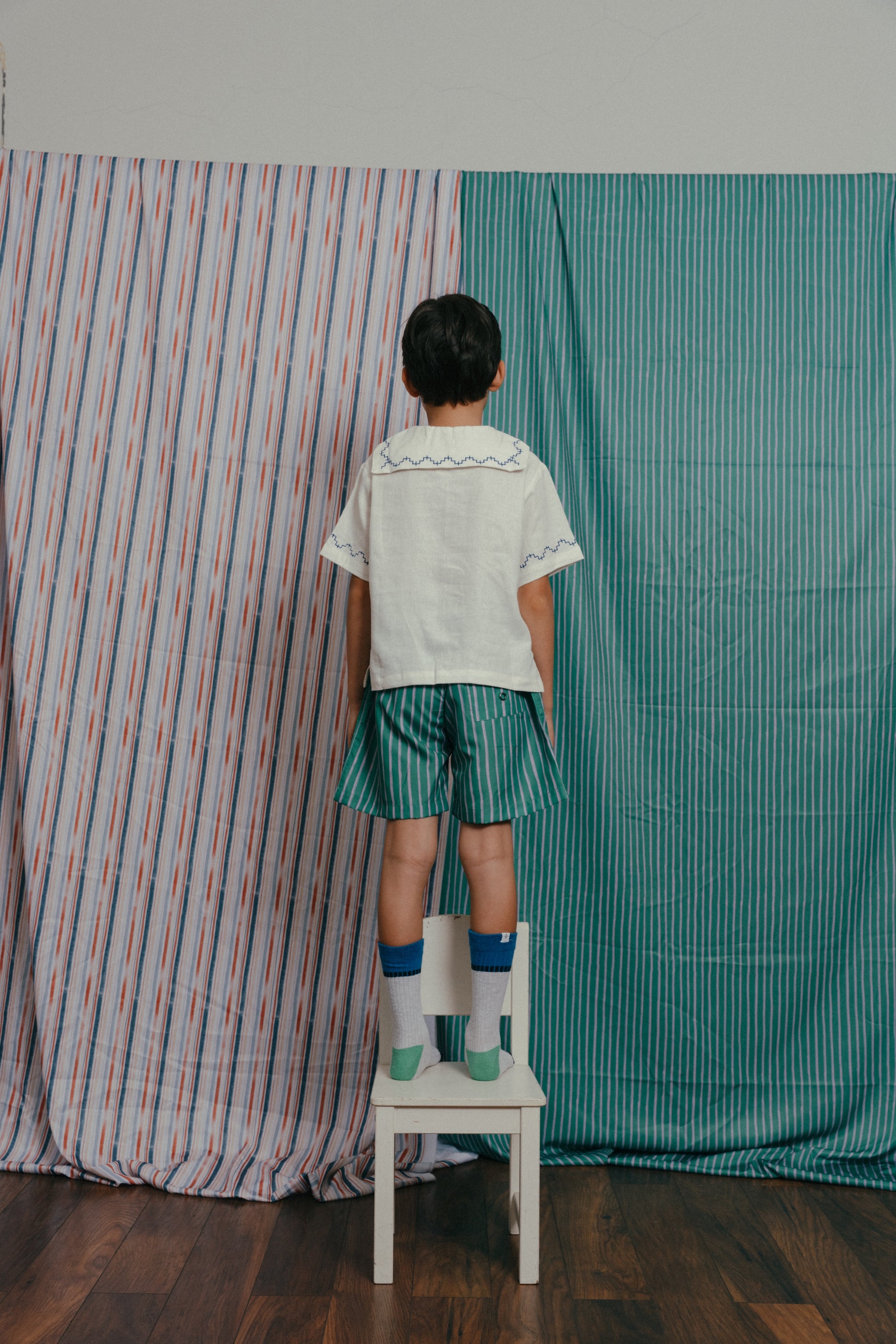 Mr. Nana Legs Sailor Top In White