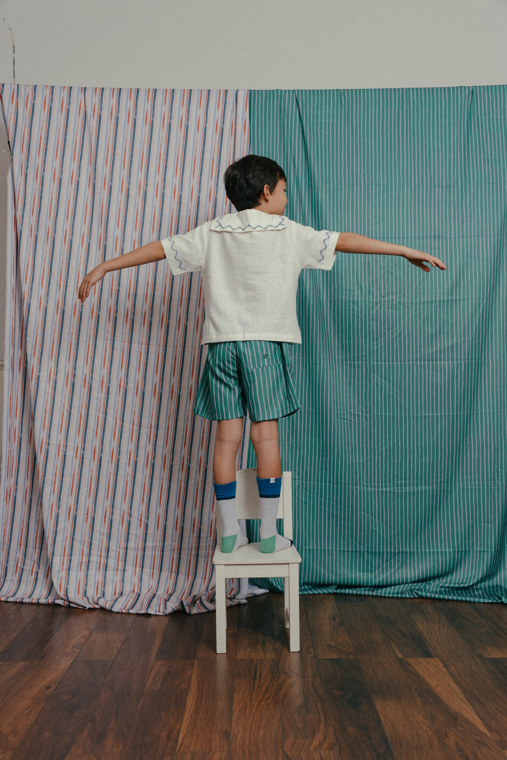 Mr. Nana Legs Sailor Top In White