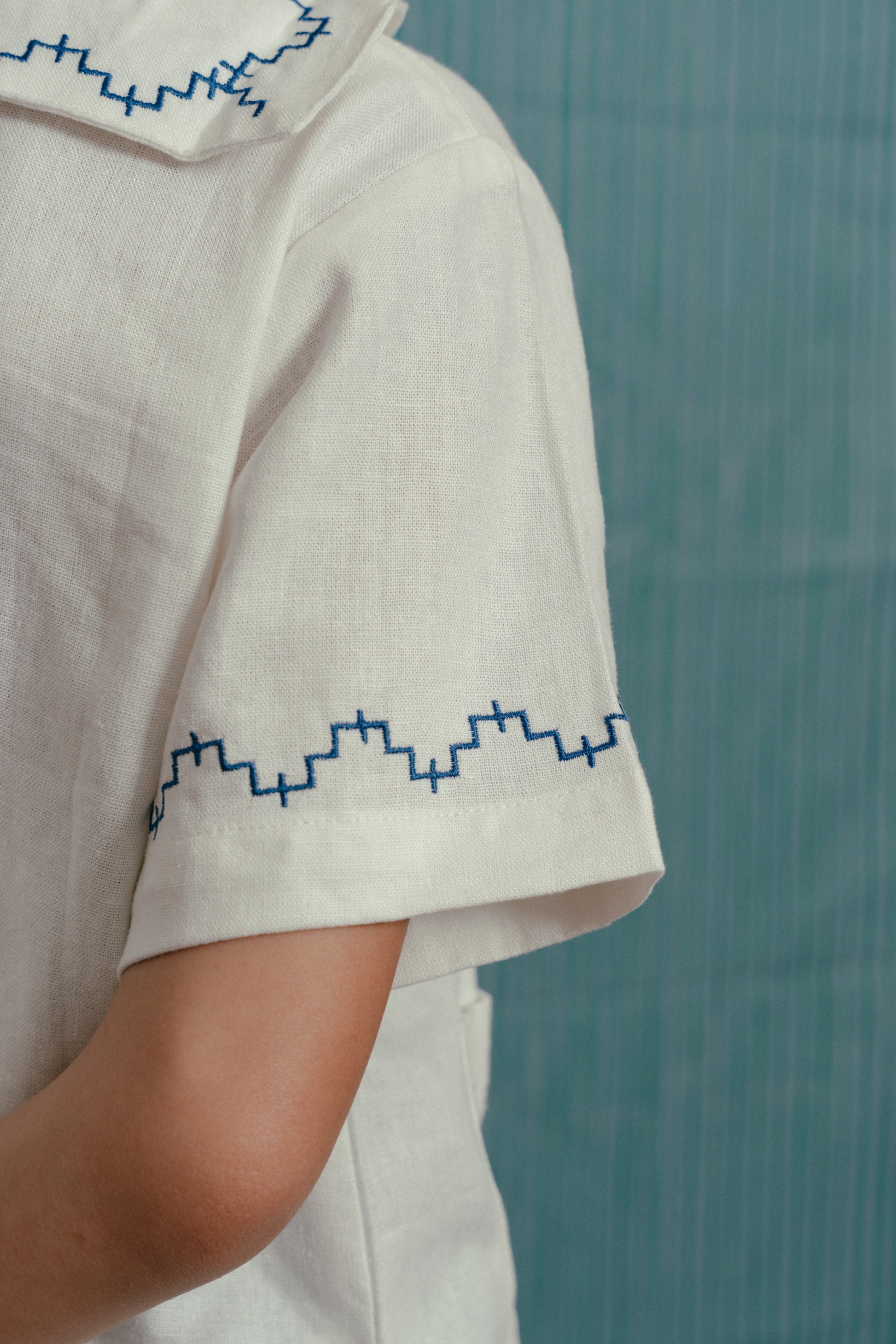 Mr. Nana Legs Sailor Top In White