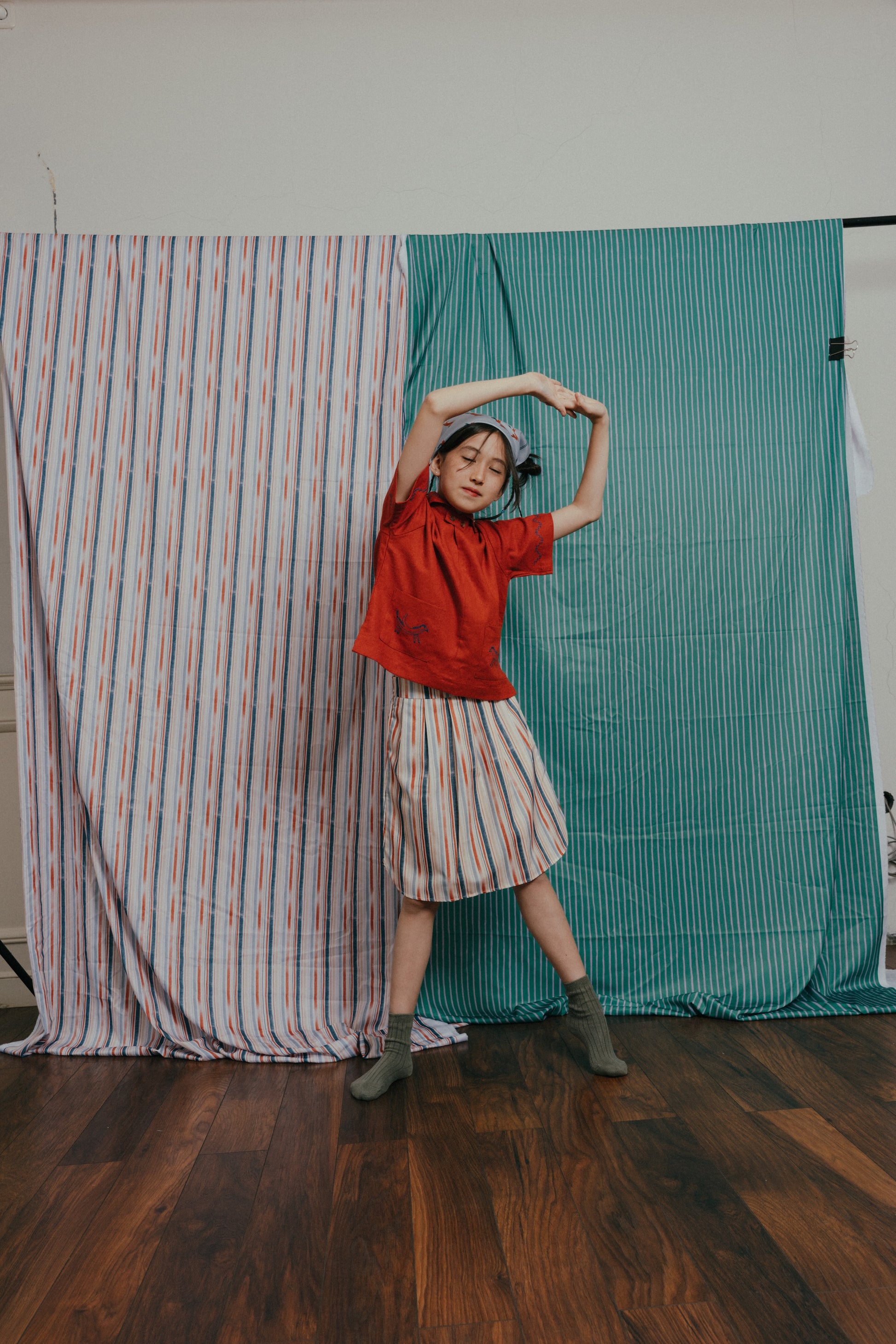 Mr. Nana Legs Sailor Top In Teracotta