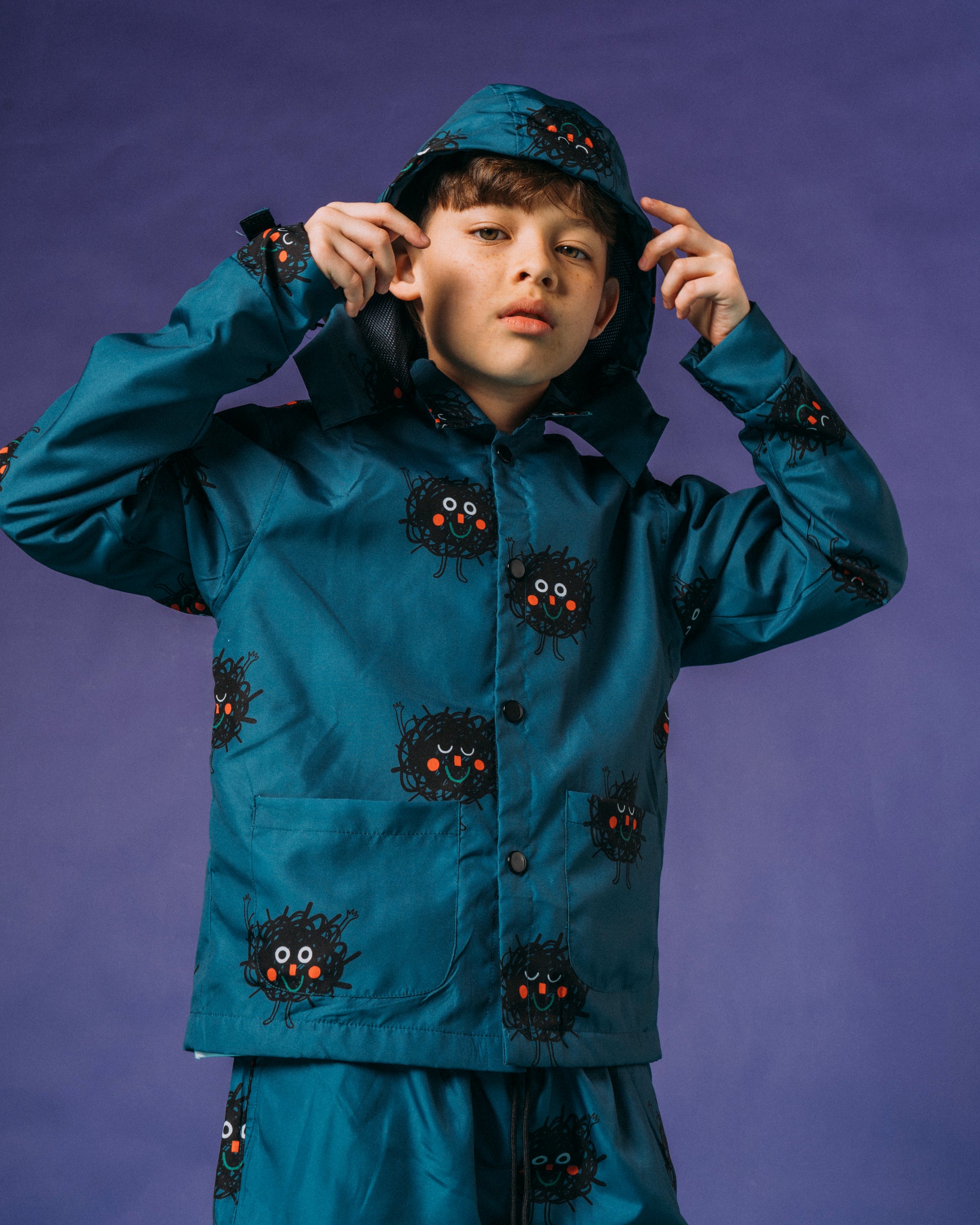 Floofwink Detachable Hooded Jacket Dino Tail