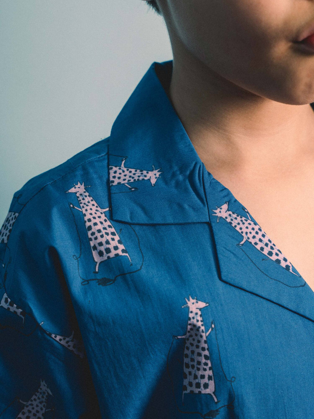 Playtime Wonder Longbounch Shirt Electric Blue Longbounch