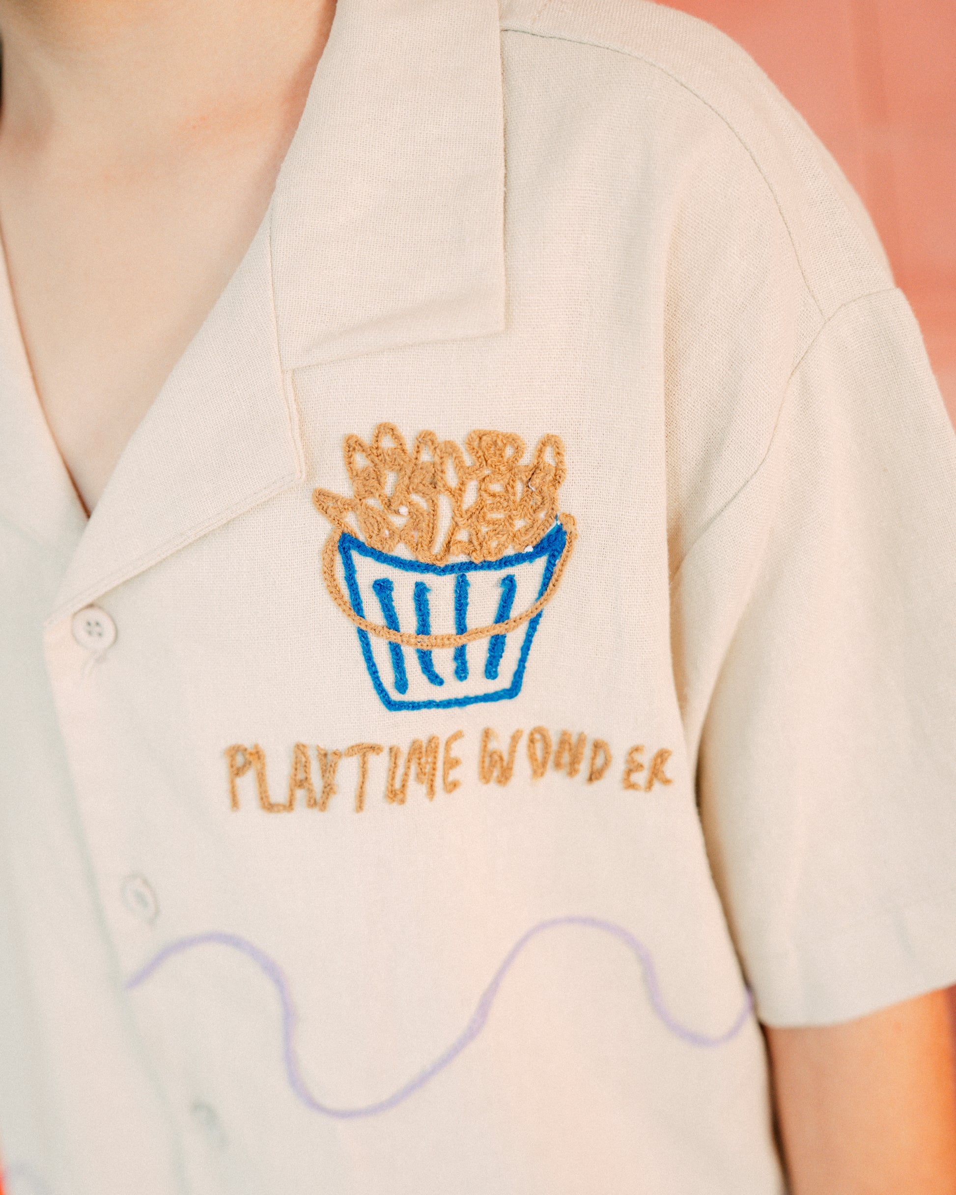 The Afternoon Fishing Set in Oatmeal