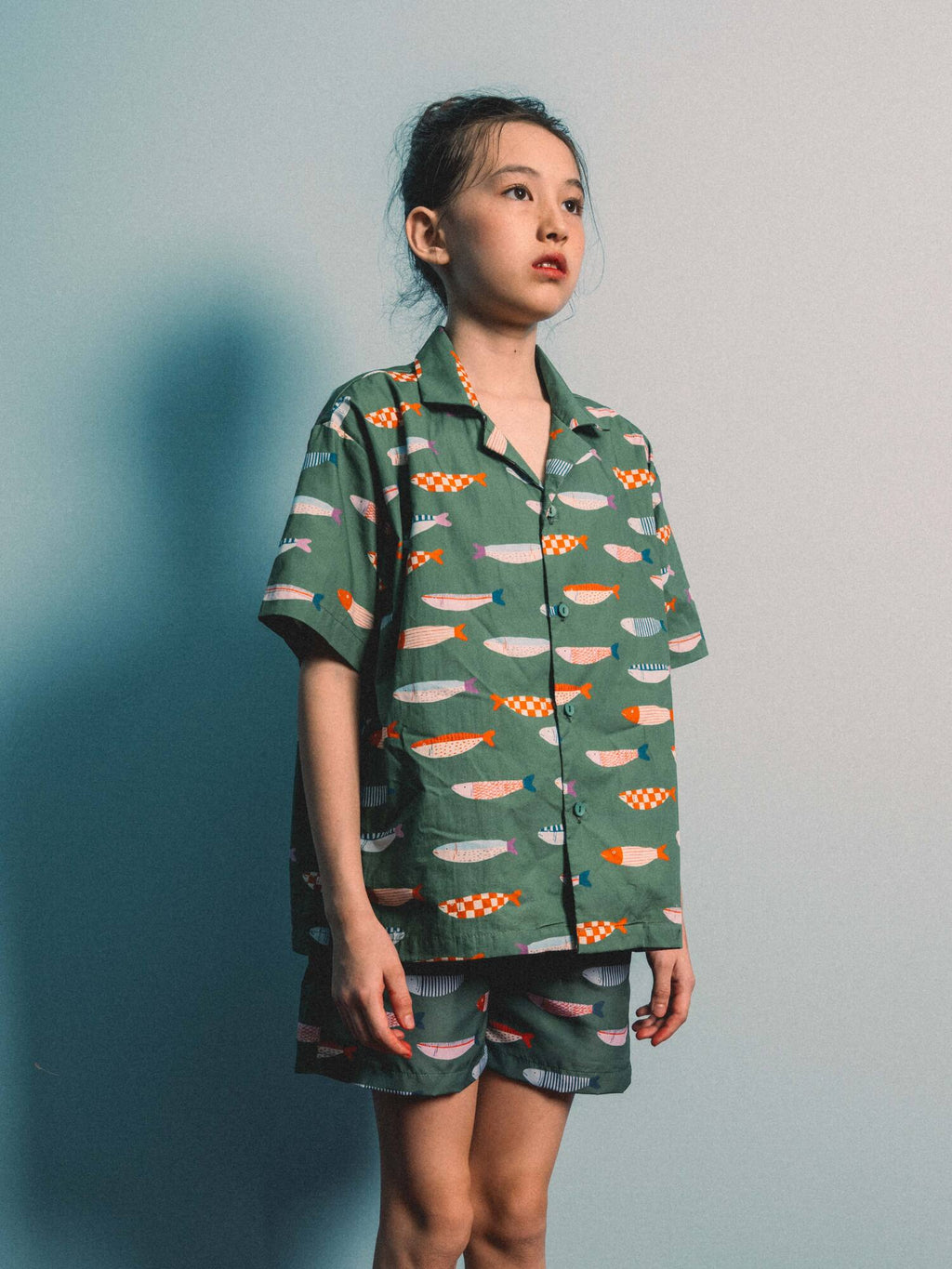 Playtime Wonder Shore-dine Shirt in Matcha
