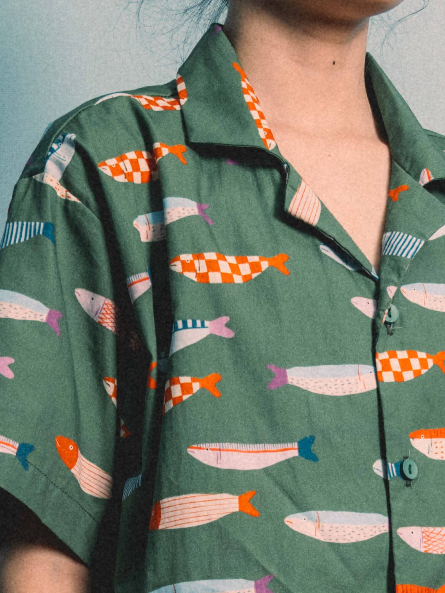 Playtime Wonder Shore-dine Shirt in Matcha