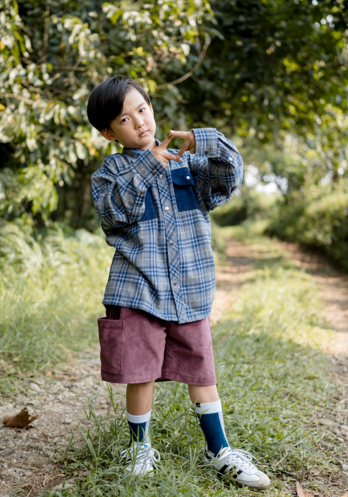 Plaidson Shirt in Gris