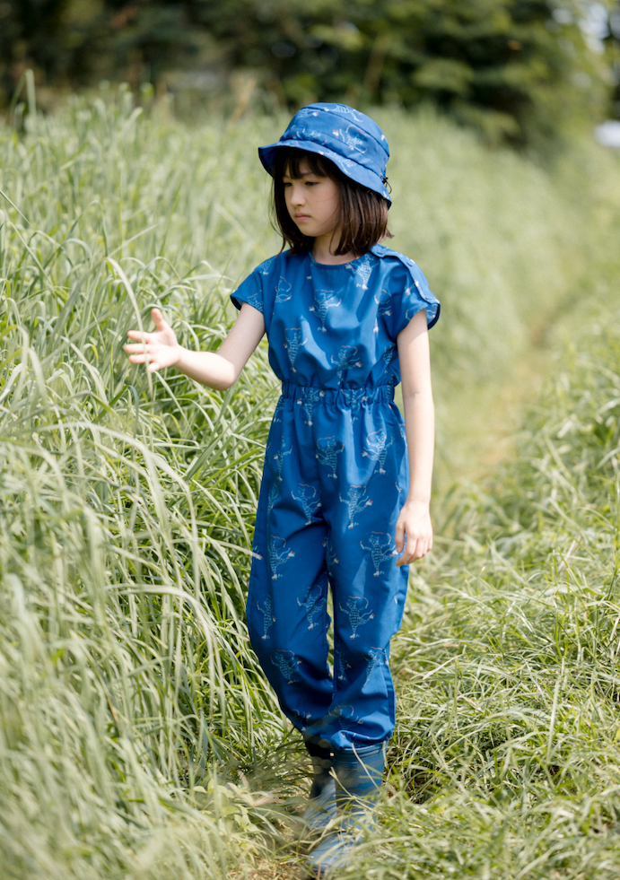 Doodleville Jumpsuit in Bleu