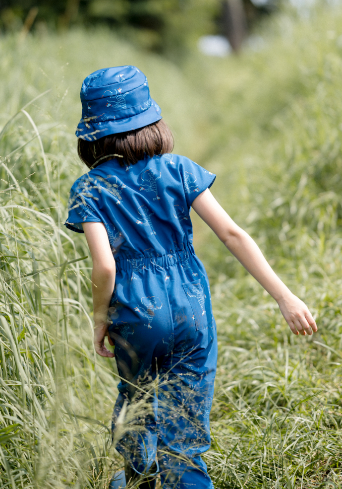 Doodleville Jumpsuit in Bleu