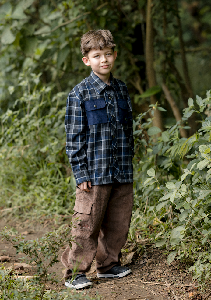 Plaidson Shirt in Noir