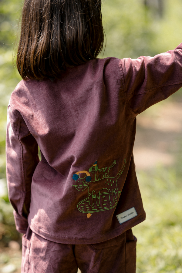 Mono Magic Jacket in Maroon