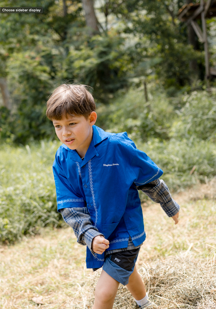 Palooza Mark Shirt in Bleu