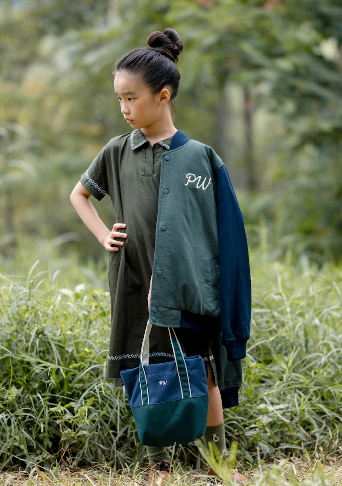 Palooza Mark Dress in Army
