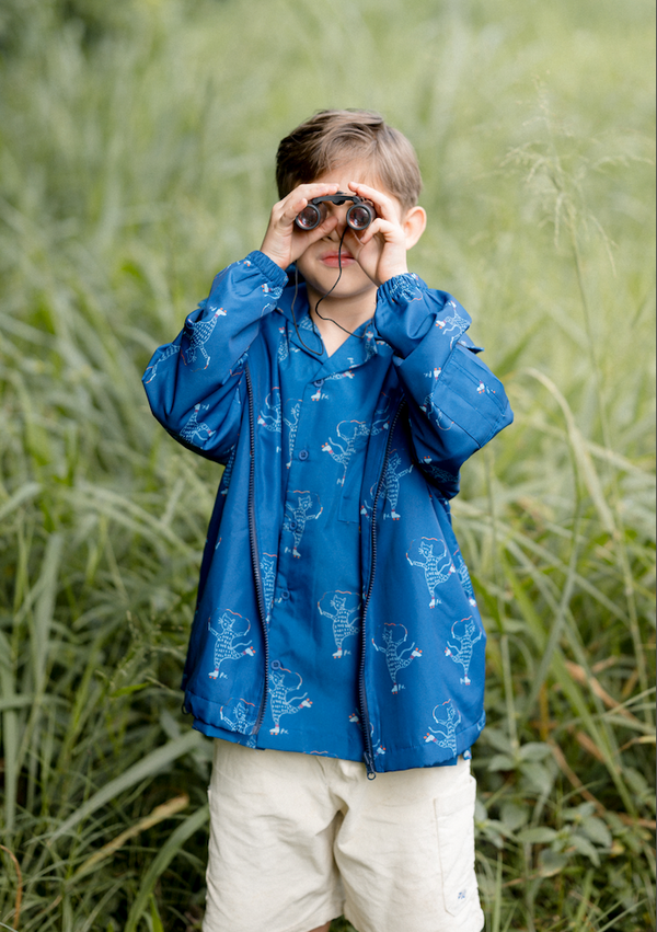 Doodleville Shirt in Bleu