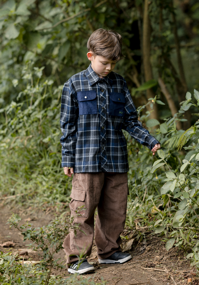 Rolling Ball Cargo Pants in Brown