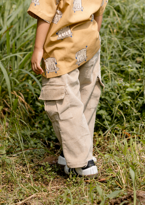 Rolling Ball Cargo Pants in Khaki