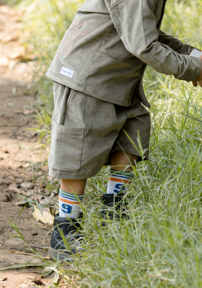 The Little One Shorts in Army