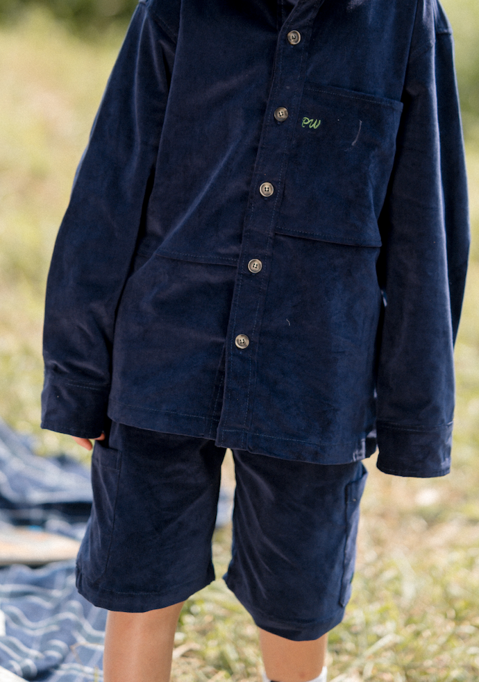 The Little One Shorts in Navy