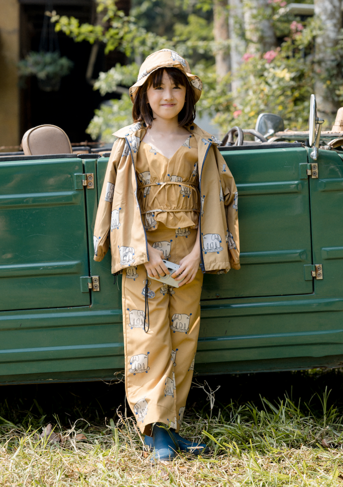 Doodleville Jacket in Mustard