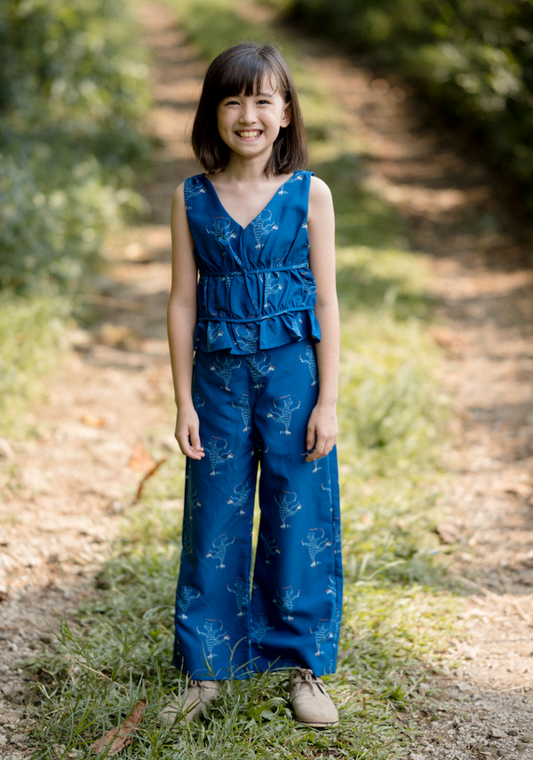 Doodleville Set for Girls in Bleu