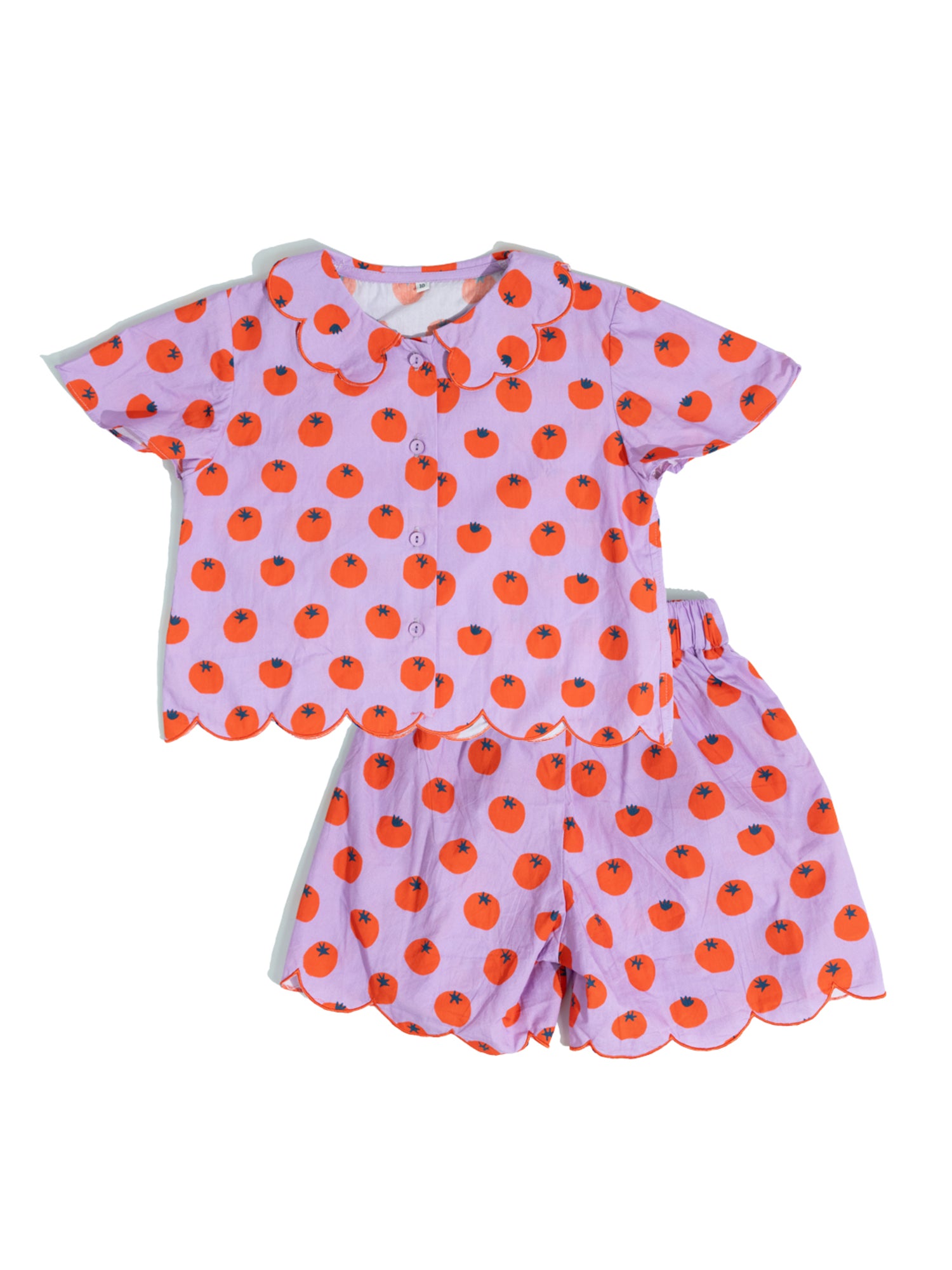 Playtime Wonder Tomito Shorts Set in Purple